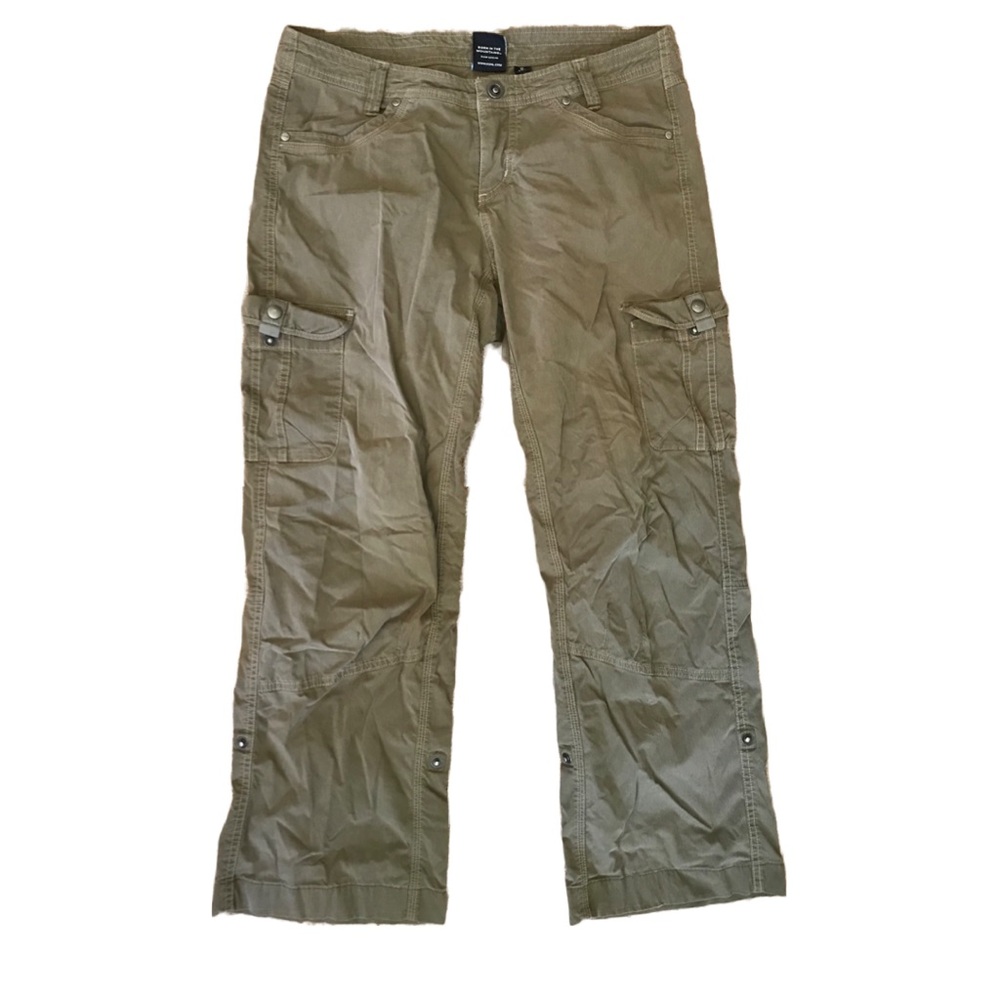 Kuhl khaki adjustable capri hiking pants
